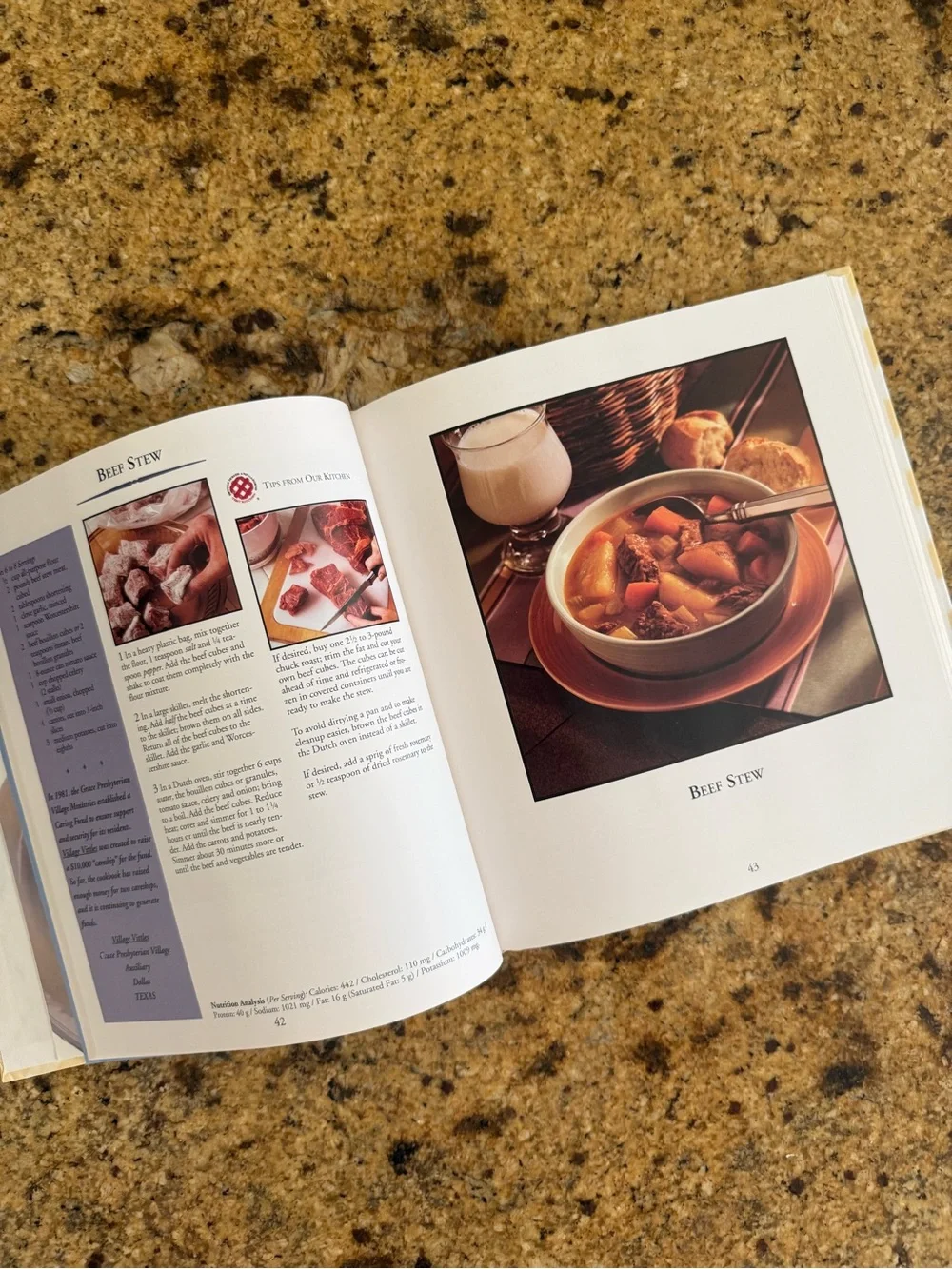 Community Cookbook  Casual Suppers Recipes hardcover book